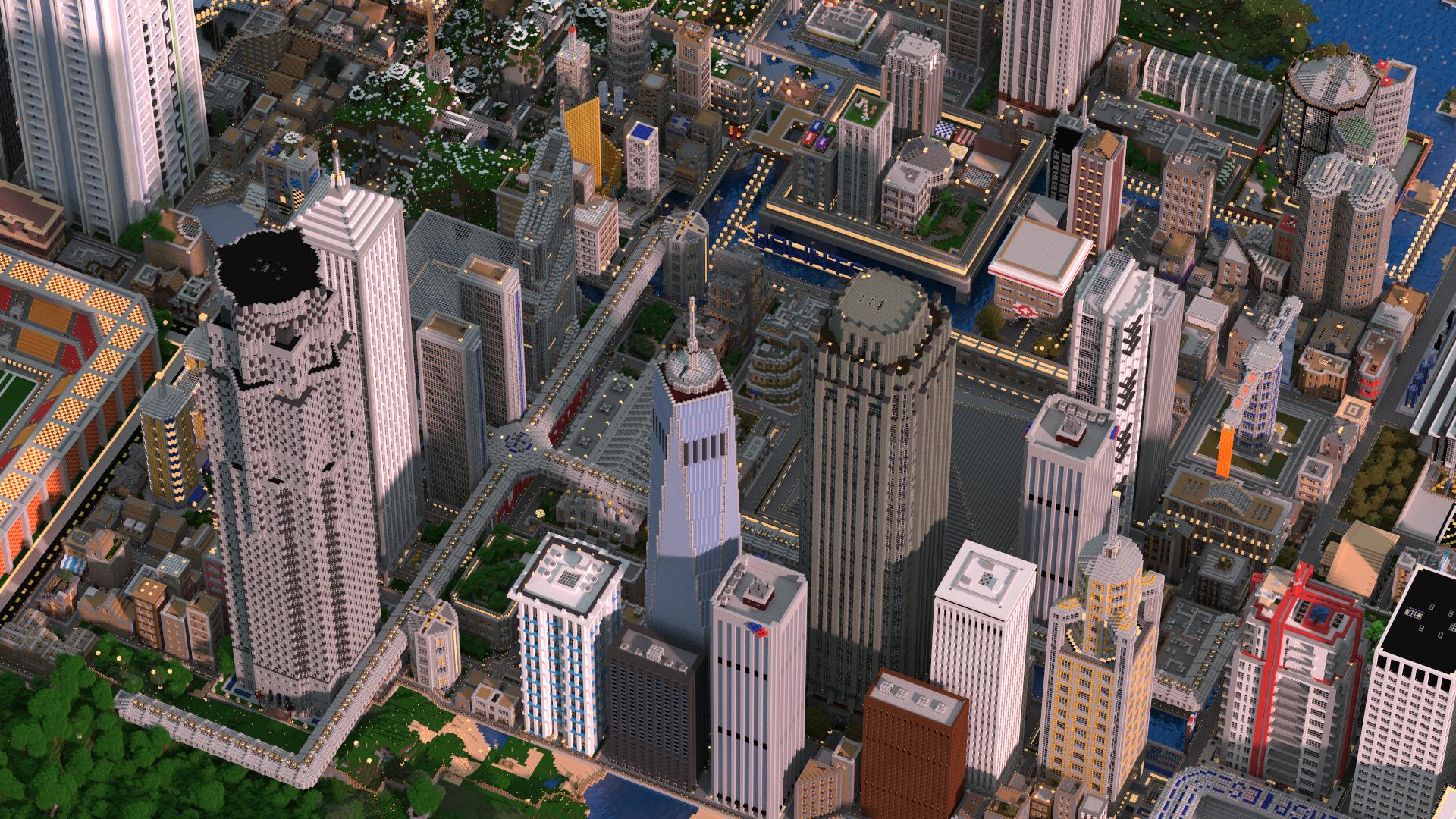 giant minecraft city map