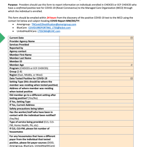Positive Covid Test Results Template PDF