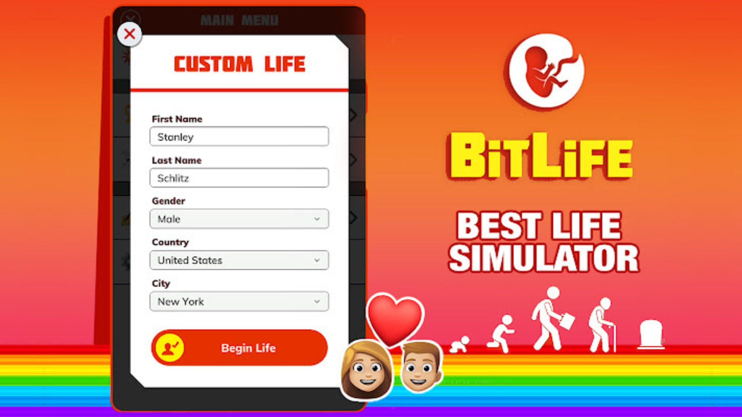 Bitlife life simulator