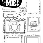 All About Me Worksheet