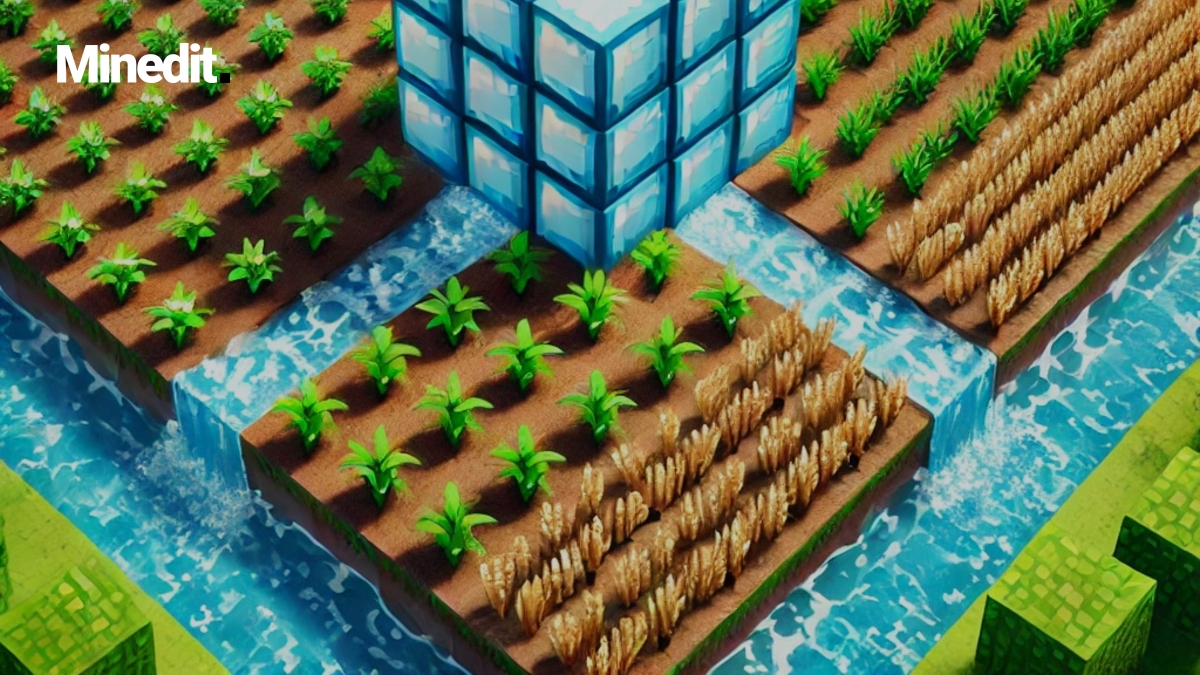 How Far Can Water Reach Crops Minecraft?