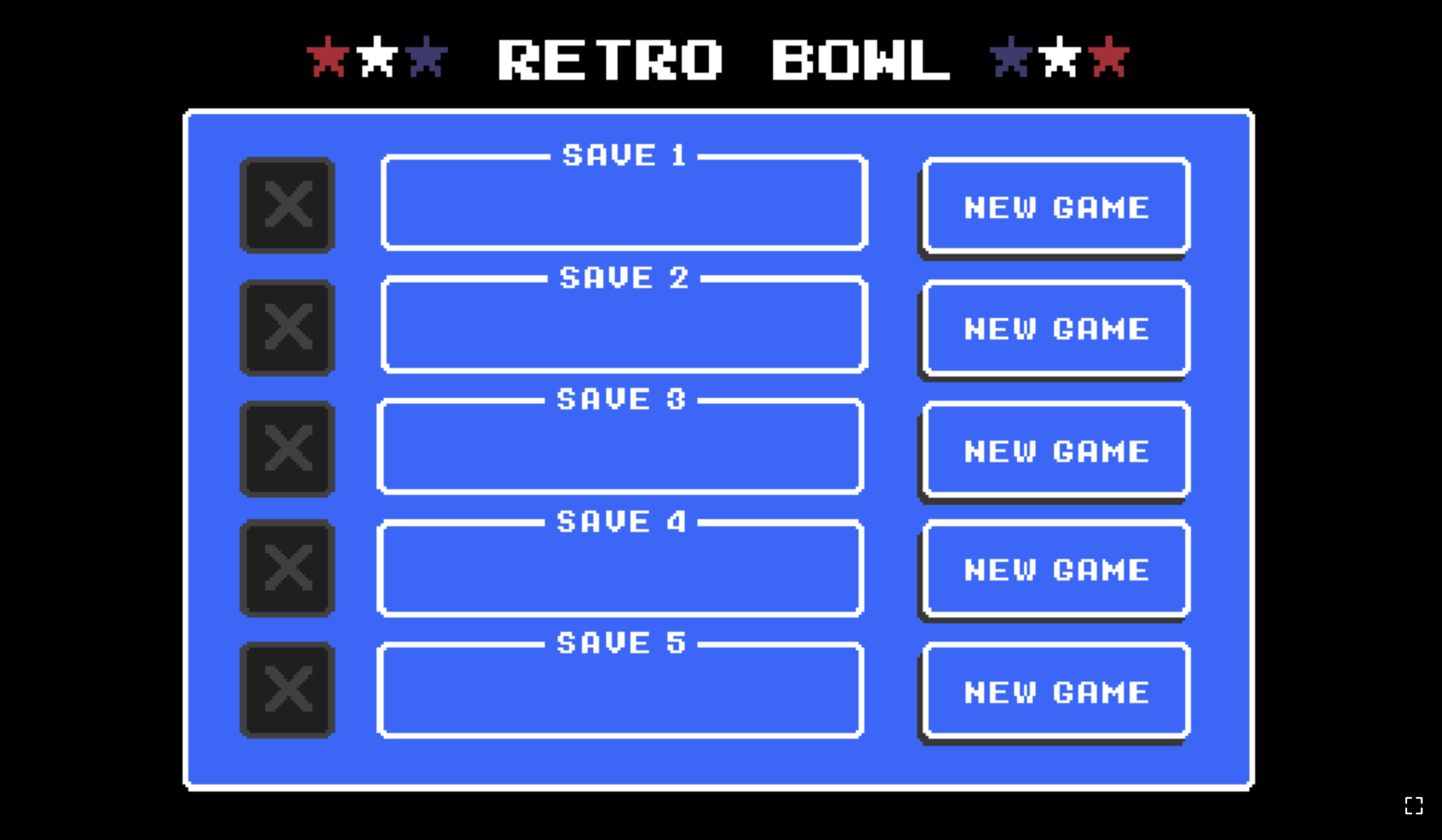 Retro Bowl Game